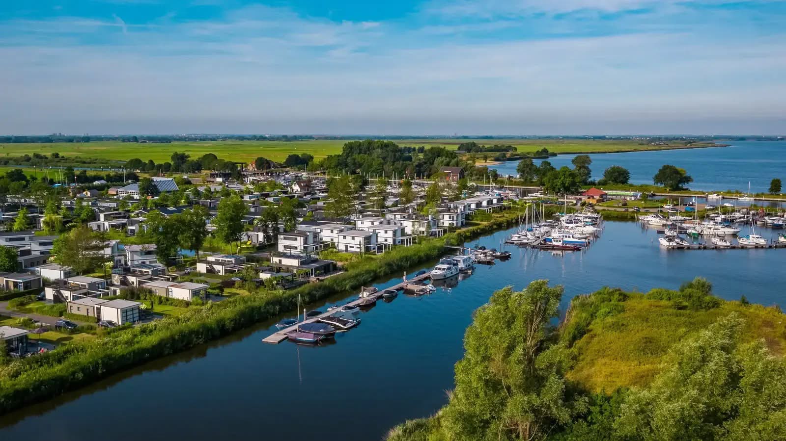 Overzicht van het park